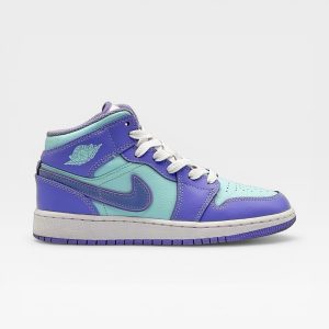 AIR JORDAN MID PURPLE AQUA
