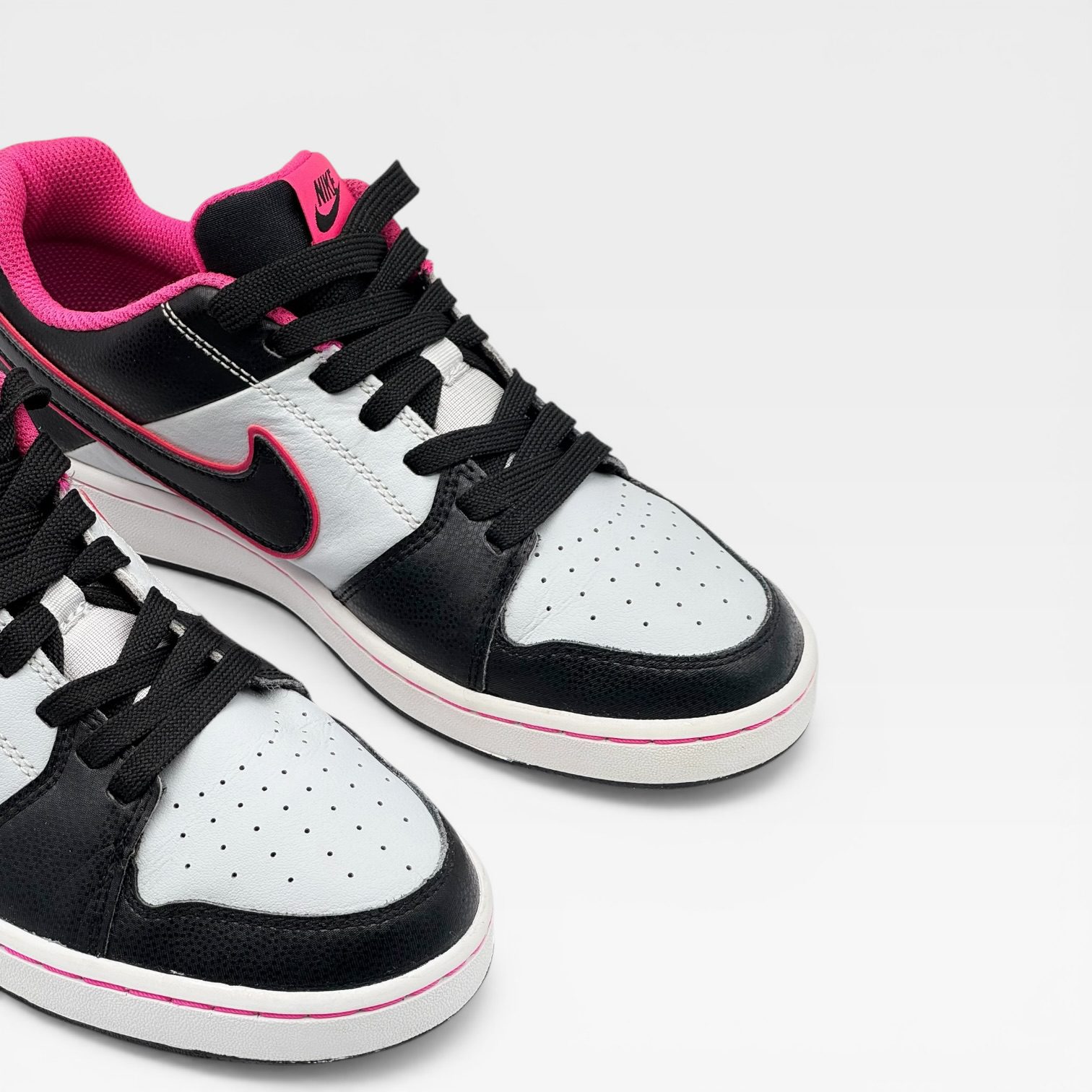COURT VISION LOW BLACK/PINK – Image 4