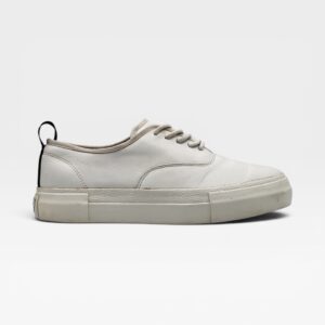 MOTHER WHITE LEATHER PLATEFORM