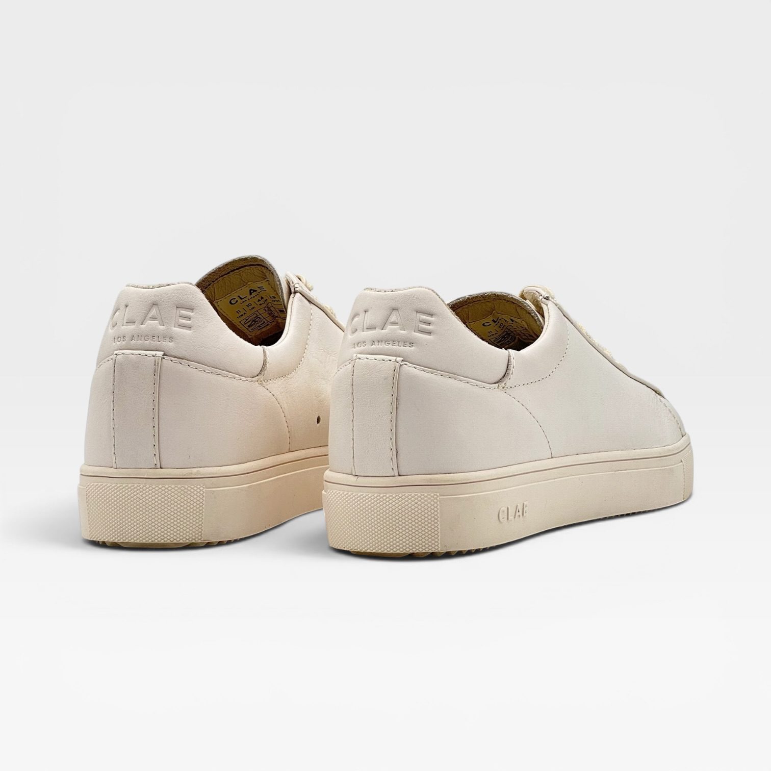 BRADLEY TRIPLE OFF WHITE LEATHER – Image 3